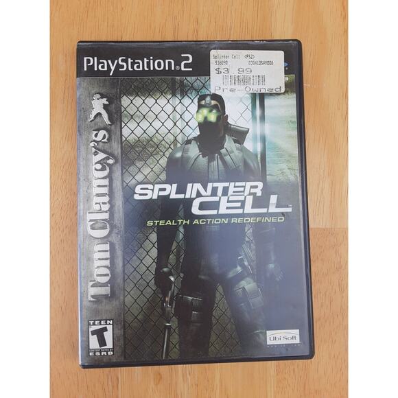 Playstation 2 PS2 Tom Clancy's Splinter Cell Video Game Complete with Manual - Picture 3 of 8